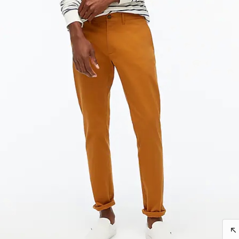 J. Crew Slim-Fit Flex Khaki Pant in Baywood Brown 38w x 32l